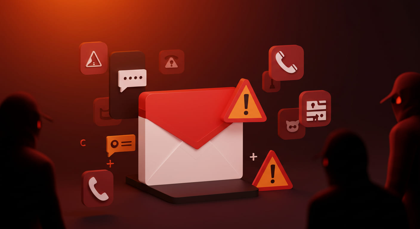 Gmail 25億アカウント流出｜ShinyHuntersがGoogle侵害、偽サポート詐欺が急増