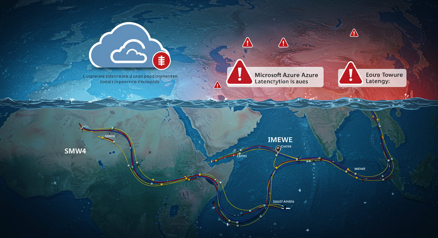 紅海ケーブル障害でAzureクラウド遅延、フーシ派作戦が原因か｜修復に