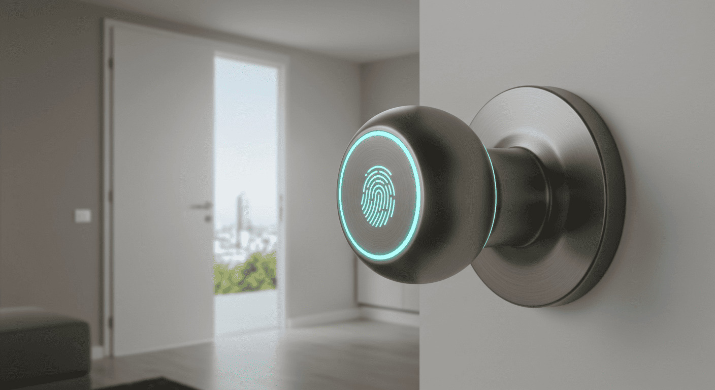 TCL K1スマートドアノブ発売｜0.3秒指紋認証、クラウド不要のローカルセキュリティ