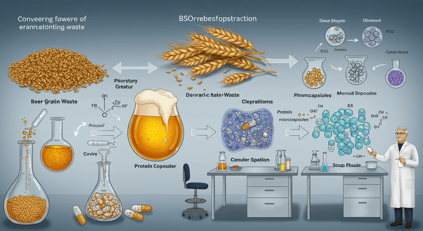 ノルウェー工科大学が開発、ビール醸造粕から医薬品カプセルを製造する革新技術 - innovaTopia - （イノベトピア）