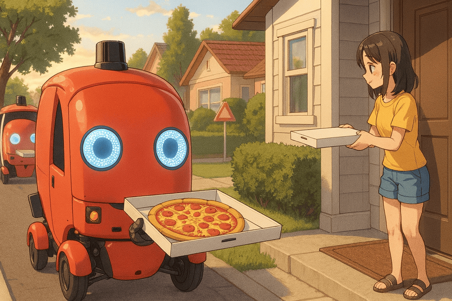 DoorDash、自律配達ロボット「Dot」発表――時速32kmで公道走行可能、フェニックスでテスト開始 - innovaTopia - （イノベトピア）