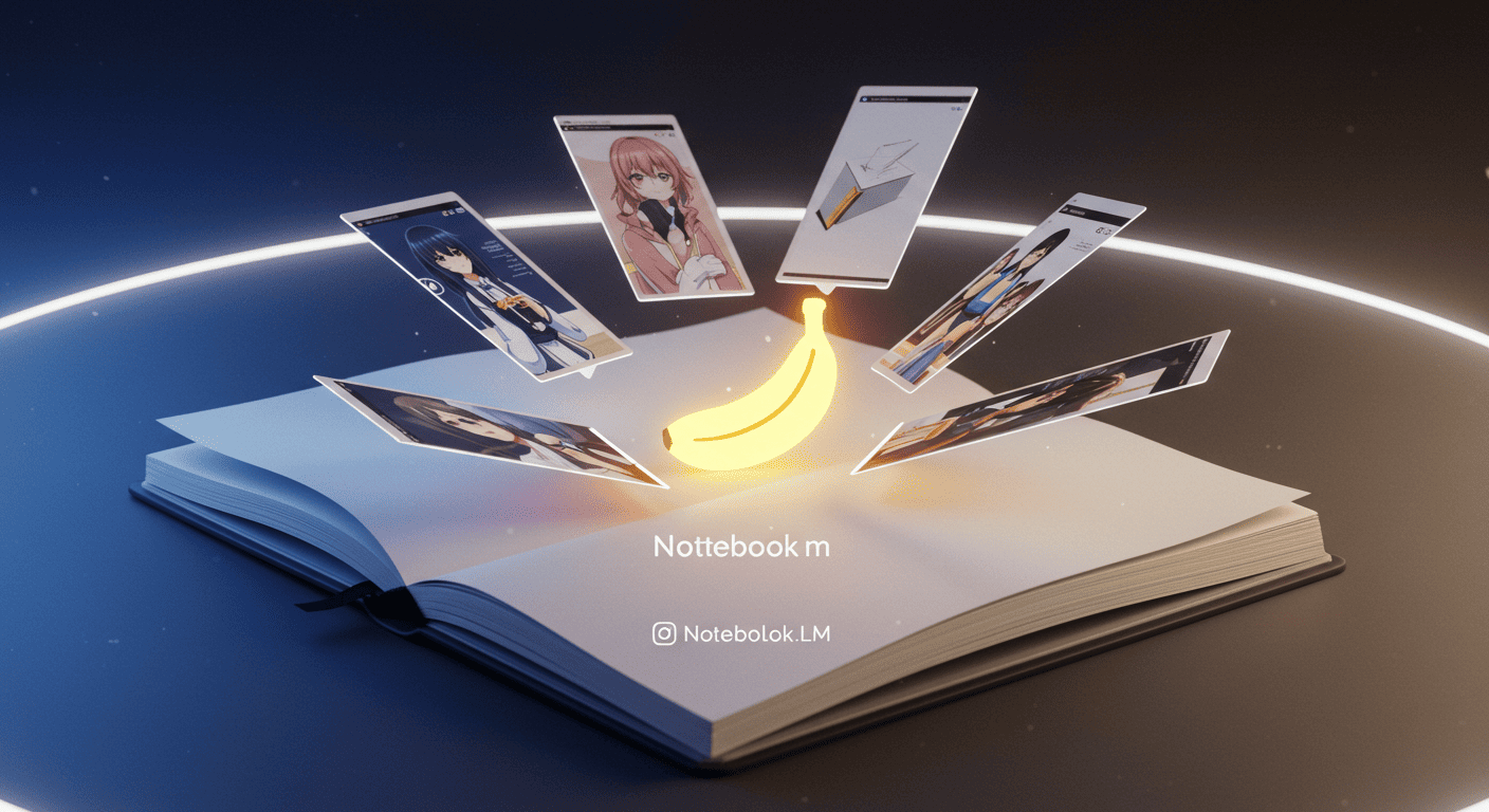 Google NotebookLMにNano Banana統合、AI Pro先行で今週展開 - innovaTopia - （イノベトピア）