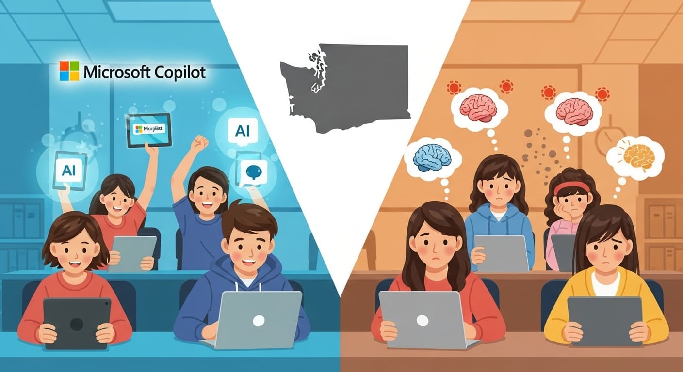 Microsoft、ワシントン州全学区にCopilot Studio無償提供へ｜学習能力低下の懸念も浮上 - innovaTopia - （イノベトピア）