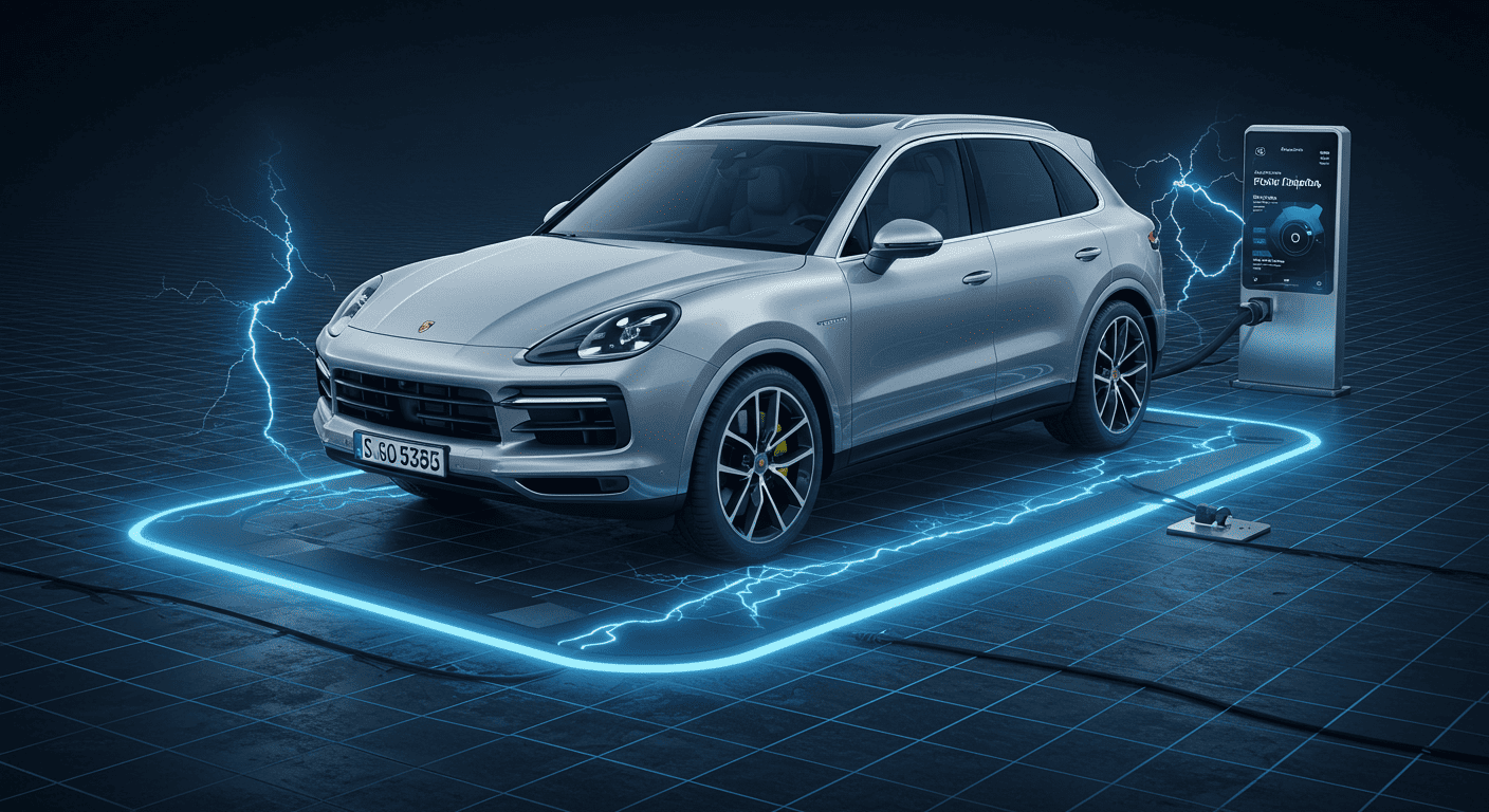 ポルシェ・カイエン・エレクトリック発表、北米初の量産ワイヤレス充電とNACS規格で新時代へ - innovaTopia - （イノベトピア）