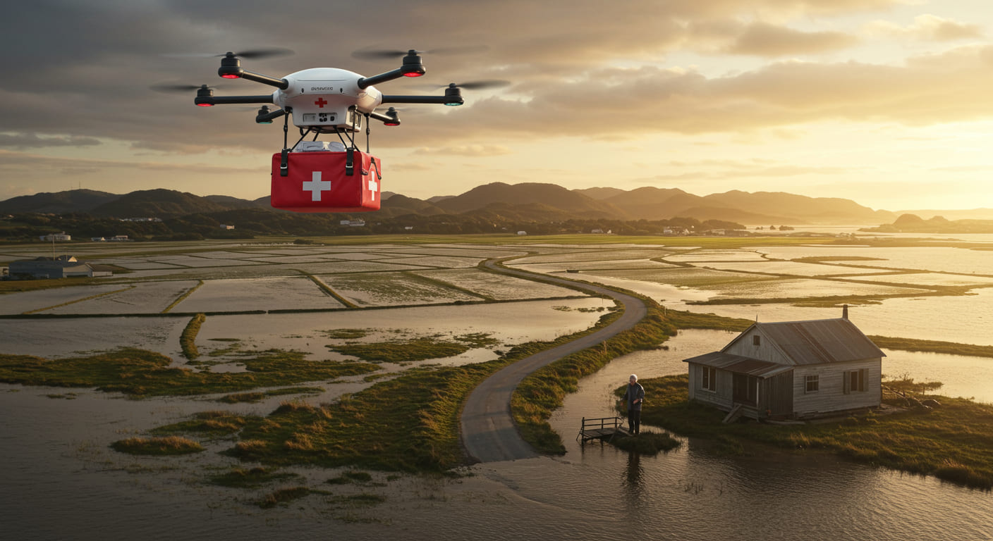 医療ドローンが農村部の命を守る──10分で配送完了、米国の洪水多発地域で352回の実証飛行に成功 - innovaTopia - （イノベトピア）