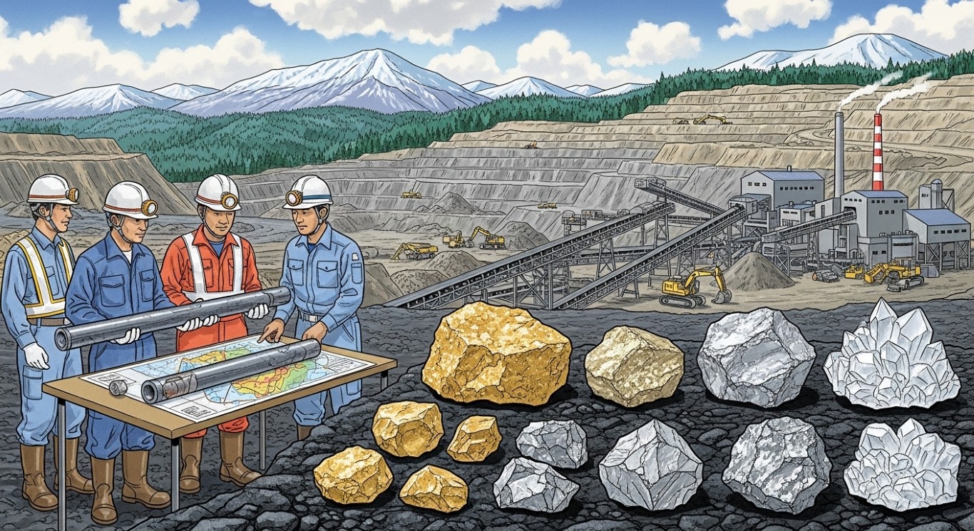 Irving Resources×JX金属が北海道・雄武金銀プロジェクトで高シリカ鉱化帯