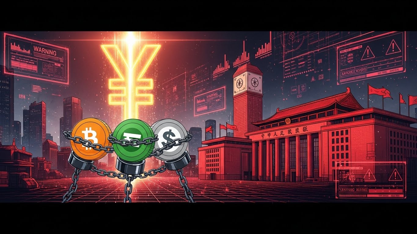 中国人民銀行が仮想通貨取引を厳格取締へ ステーブルコインとビットコインマイニングに広がる余波
