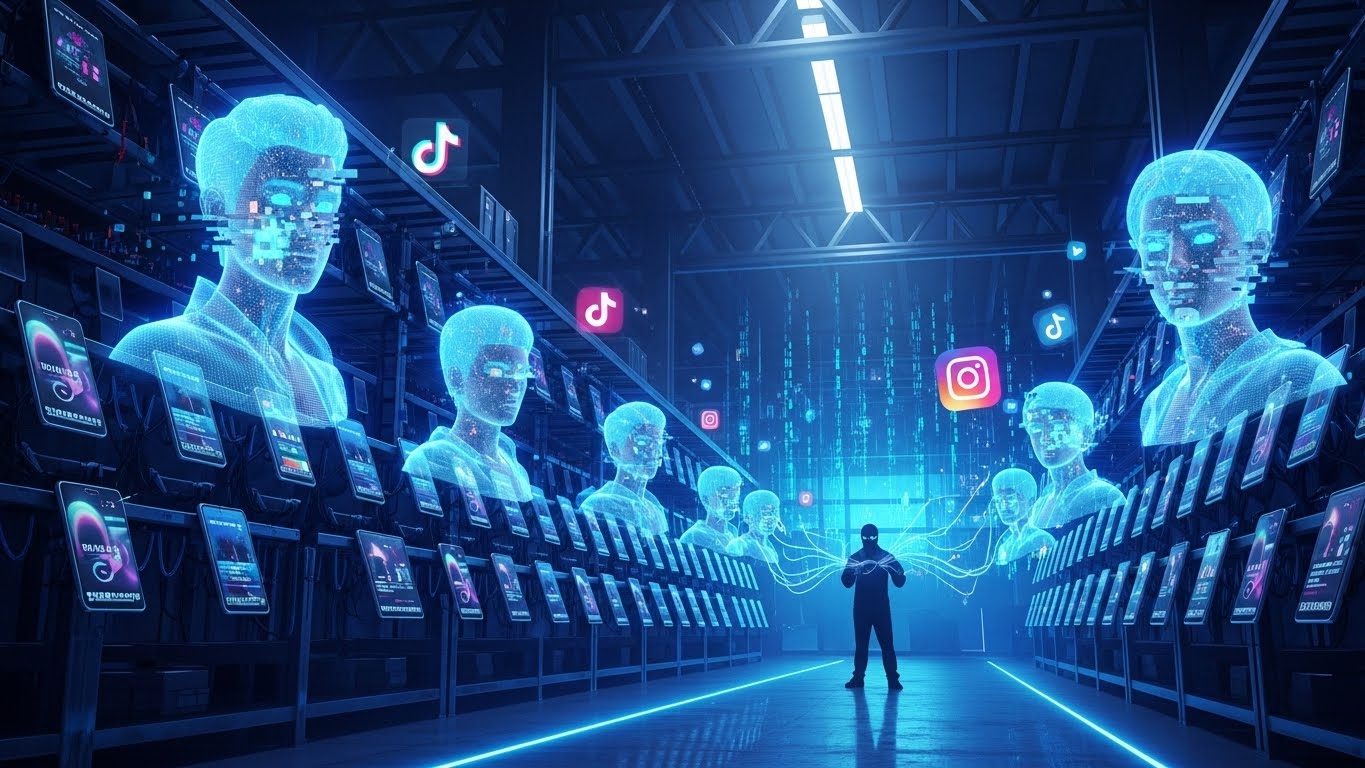 AIインフルエンサー工場の内部が流出、Doublespeedのフォンファーム1100台がハッキング被害 - innovaTopia - （イノベトピア）