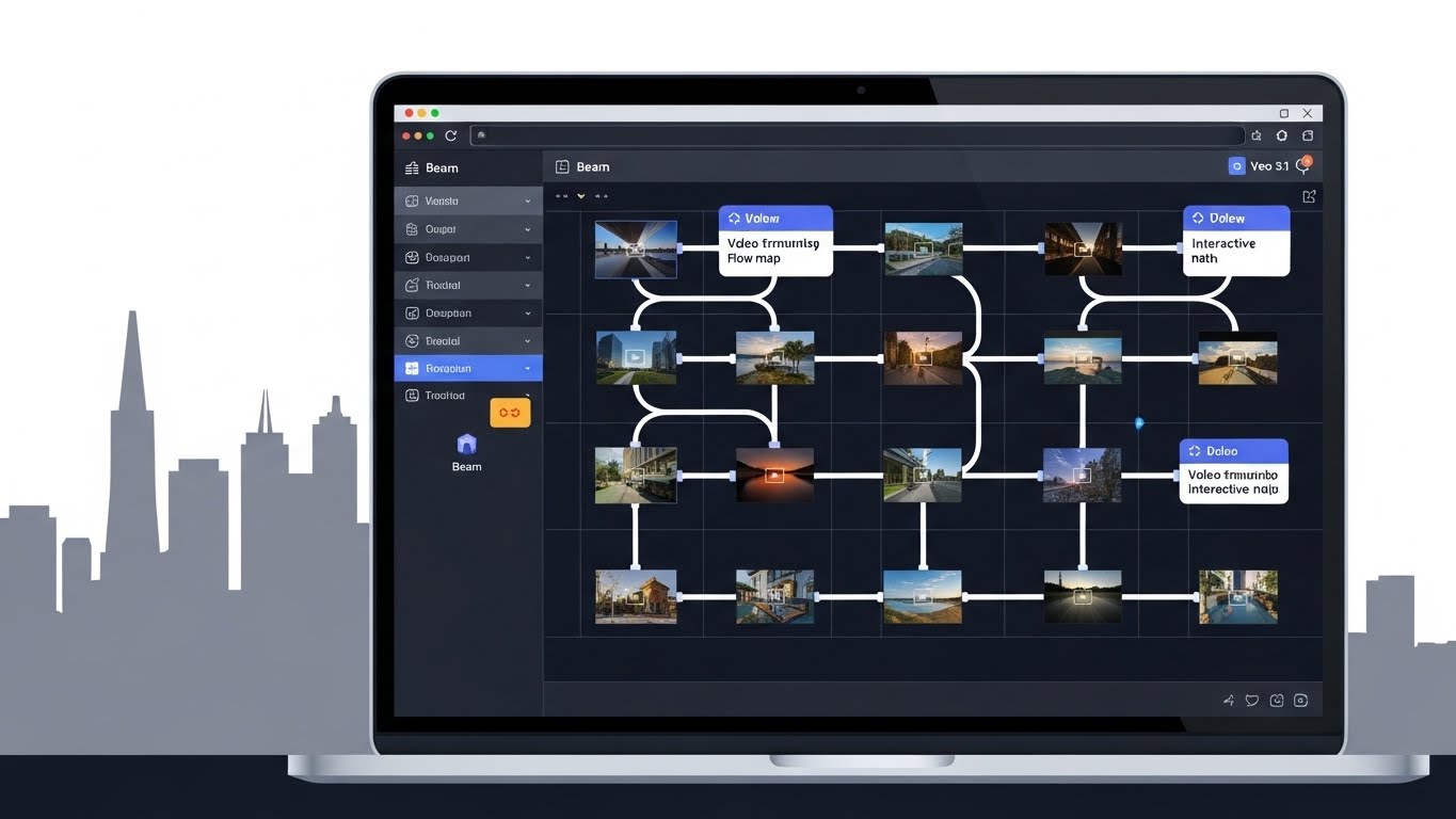 BeamVeo 31搭載playable video始動 動画をノーコードでインタラクティブ化 - innovaTopia Beam、Veo 3.1搭載「playable video」始動 動画をノーコードでインタラクティブ化 - innovaTopia - (イノベトピア)