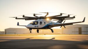 Eve Air Mobility、電動空飛ぶタクシーが初飛行成功。都市航空モビリティ実用化へ一歩 - innovaTopia - （イノベトピア）