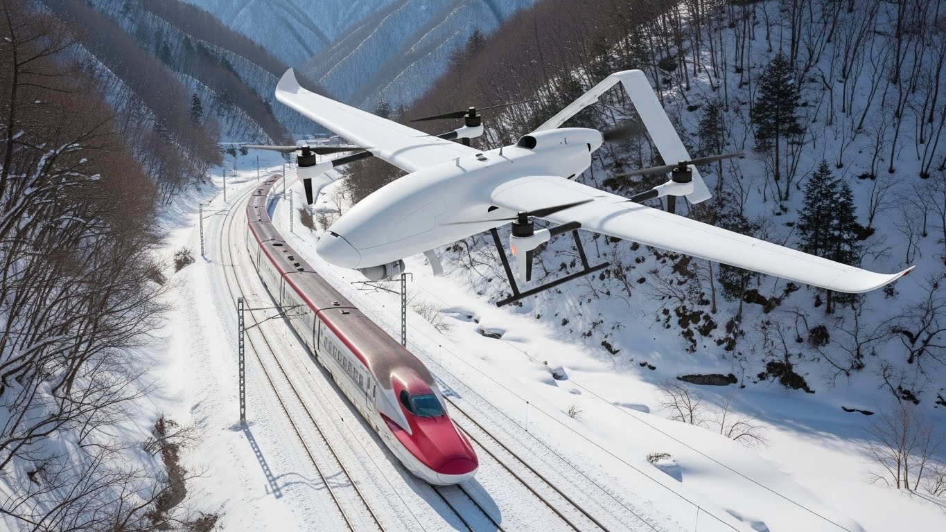 JR東日本、VTOL型ドローンで冬季斜面調査を実証─新幹線「はこビュン」で機材輸送も検証へ - innovaTopia JR東日本、VTOL型ドローンで冬季斜面調査を実証─新幹線「はこビュン」で機材輸送も検証へ - innovaTopia - (イノベトピア)