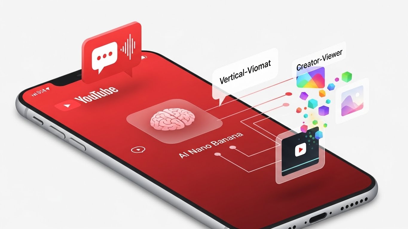 YouTube、音声返信とAI生成ツール「Nano Banana」を拡大展開｜2025年最終