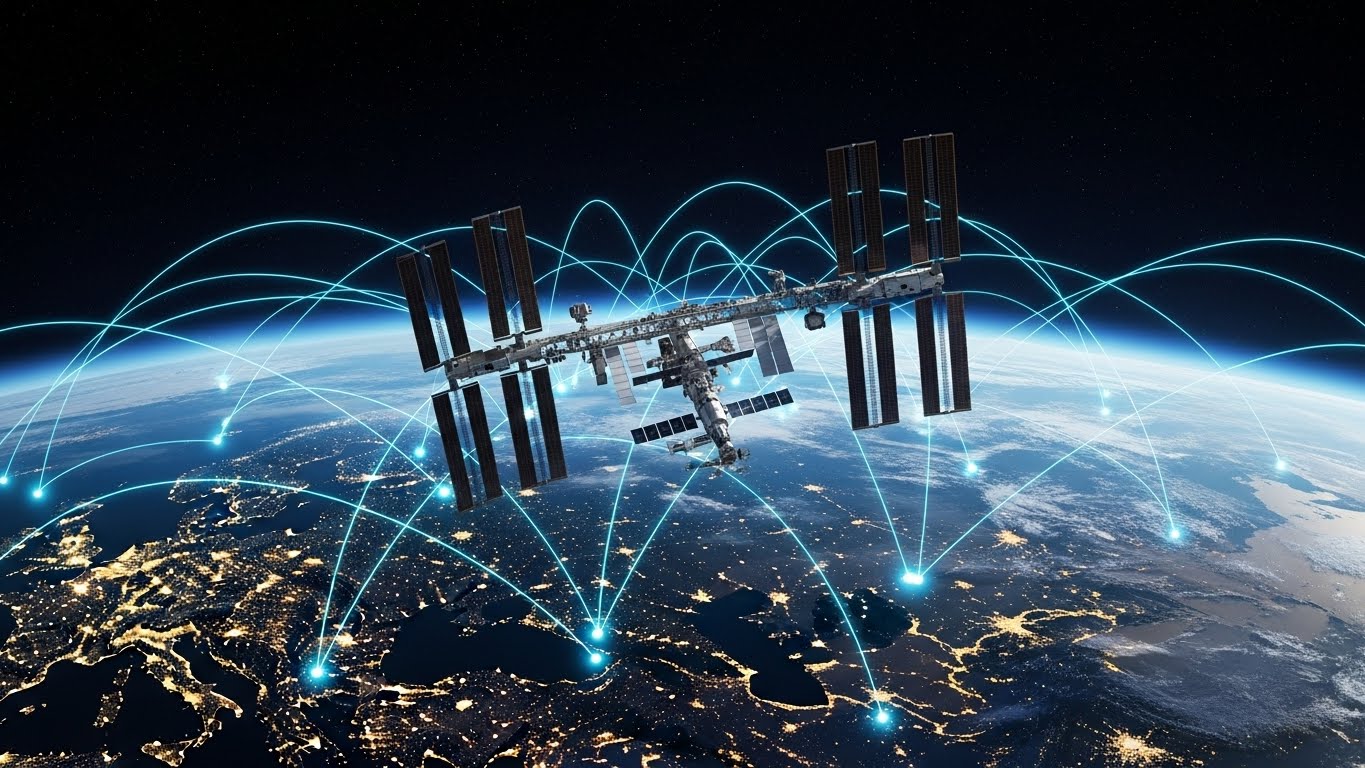 国際宇宙ステーションと地球を一つの空間にスペースデータが描く宇宙デジタルツインの未来 - innovaTopia 国際宇宙ステーションと地球を一つの空間に—スペースデータが描く宇宙デジタルツインの未来 - innovaTopia - (イノベトピア)