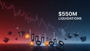 暗号資産市場で5.5億ドル清算発生、ビットコイン重要サポート割れでソラナ・ADA急落 - innovaTopia - （イノベトピア）