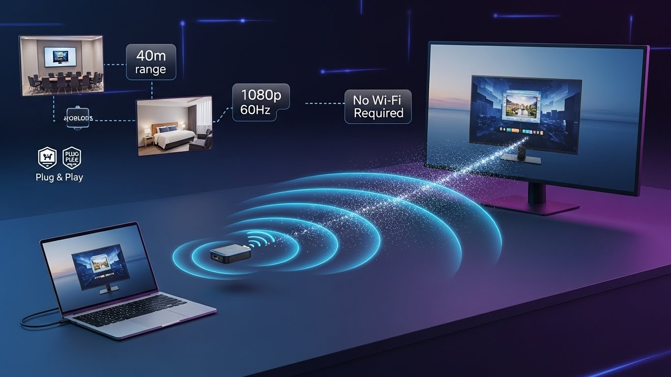 Belkin、CES 2026でWi-Fi不要のワイヤレスHDMIアダプター「ConnectAir」発表─40m先に1080p投影可能 - innovaTopia - （イノベトピア）