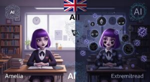 Grok AIで大量生成される極右ミーム「Amelia」、英国政府資金の教育キャラが憎悪の収益化ツールに