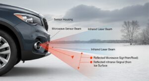 ミシガン大学、ブラックアイスバーンを事前検知する新センサー開発――航空機と自動車の安全性向上へ