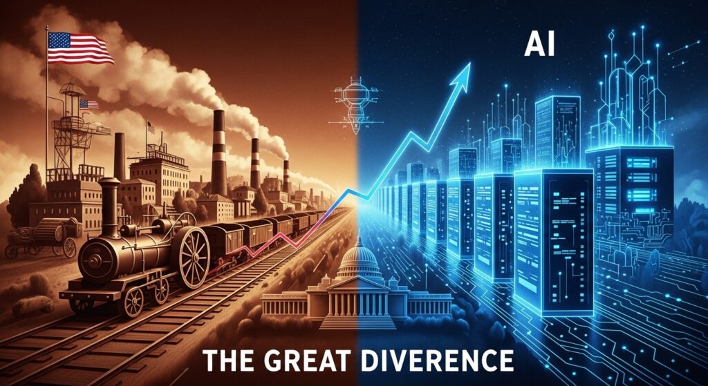 ホワイトハウス「人工知能と大いなる分岐」発表：AI投資が米国GDP1.3%押し上げ、産業革命に匹敵する経済変革を予測