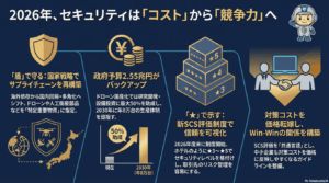 アーリーアダプターの生存戦略｜サプライチェーン強靱化とSCS評価制度を追い風に変える方法
