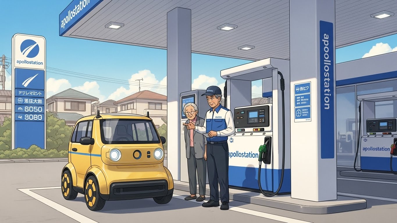 ガソリンスタンドが変わる。出光興産、小型モビリティ「mibot」の販売拠点に - innovaTopia - （イノベトピア）