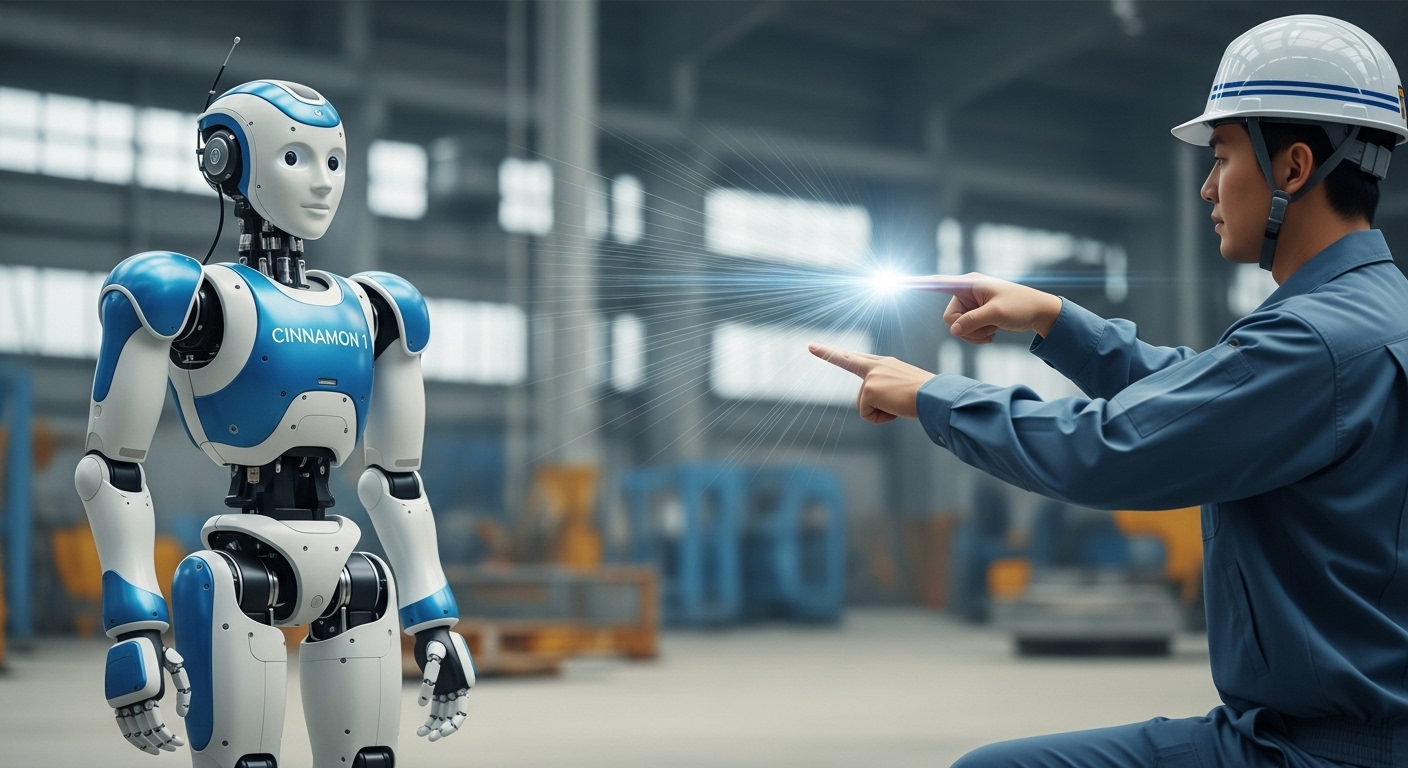 ドーナッツロボティクス、日本発ヒューマノイド「cinnamon 1」発表｜世界初のジェスチャー操作技術を搭載