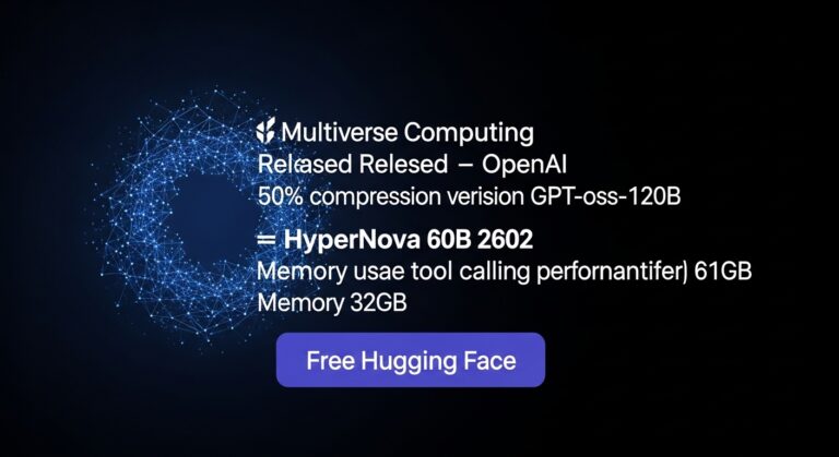61GBを32GBへ—Multiverse Computingの圧縮モデルHyperNova 60B 2602がHugging Faceで無料公開