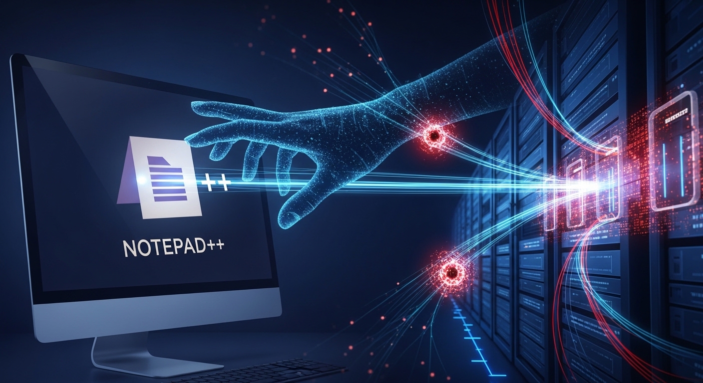 Notepad++が国家支援ハッカーにハイジャック—ホスティング侵害で半年間アップデートトラフィックを誘導