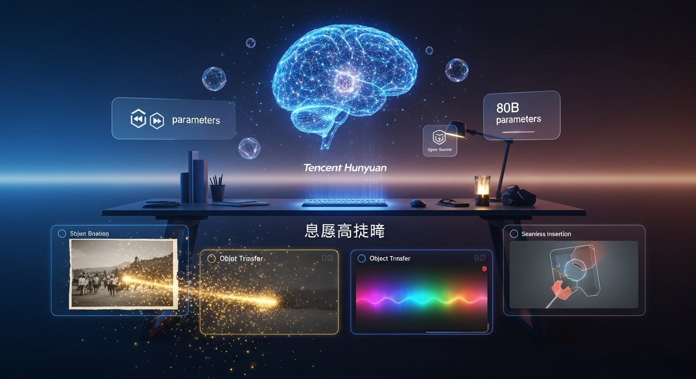 Tencent Hunyuan画像3.0がオープンソース化、世界7位の画像編集AIが「先に思考、後から編集」を実現