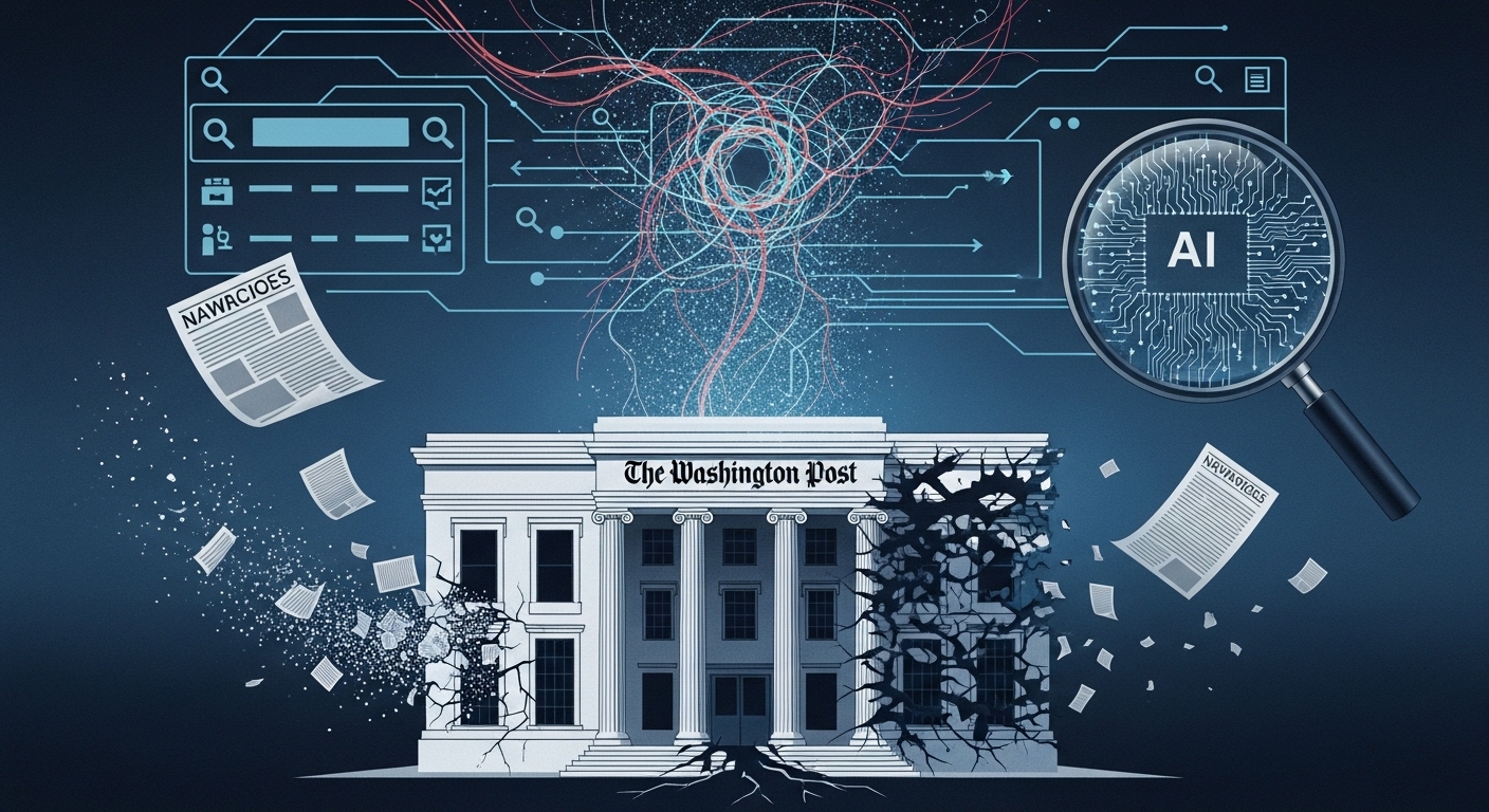 The Washington Post、編集部門の3分の1を解雇。AI検索がメディアを破壊する時代へ