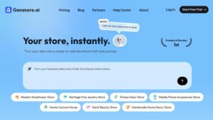 Genstore、会話だけでオンラインストアを運営できるAIプラットフォームを公開