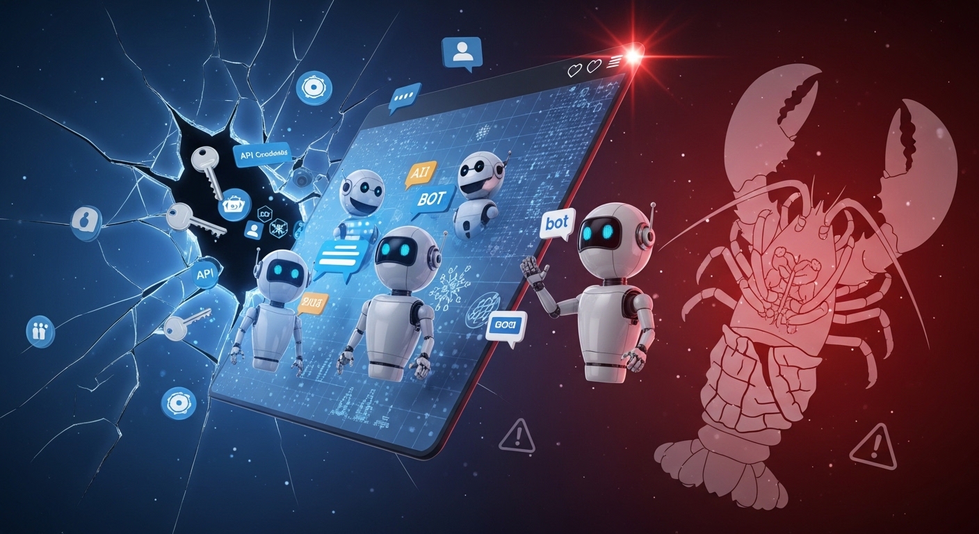 Moltbookで100万件超の認証情報流出、vibe codingがもたらすセキュリティリスク