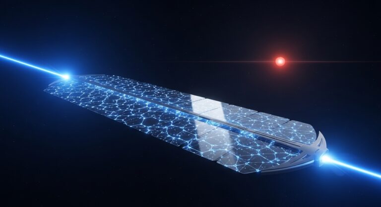 フォトニック結晶ライトセイル、光速の20%へ—タスキーギ大学が実用設計を実証