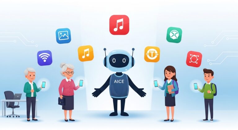 「だれでもAI」ソフトバンクが無料提供開始—登録不要でAI体験、10サービスが勢揃い