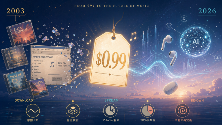 4月28日【今日は何の日？】iTunes Music Store誕生、99セントが書き換えた音楽の未来