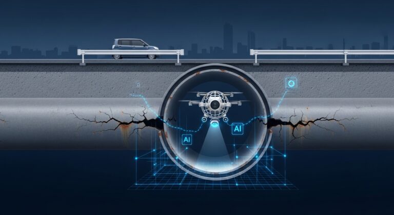 下水道管路の全国特別重点調査|748km要対策、ドローンとAIが変える地下インフラ点検の未来