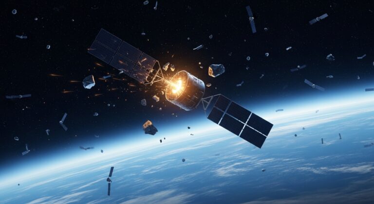 SpaceX・Starlinkの衛星が軌道上で分解—低軌道をめぐる安全管理と競争の最前線