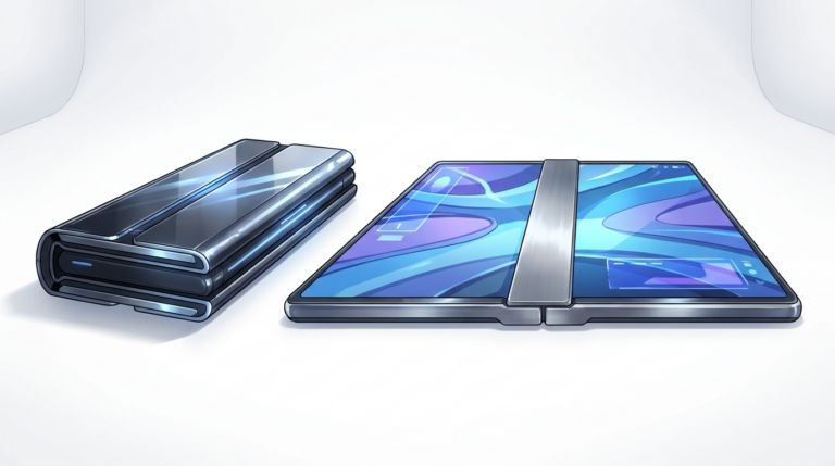 Samsung Display｜折りたたむと「箱」になるデザイン特許取得──ローラブル×フォルダブル統合コンセプトの正体