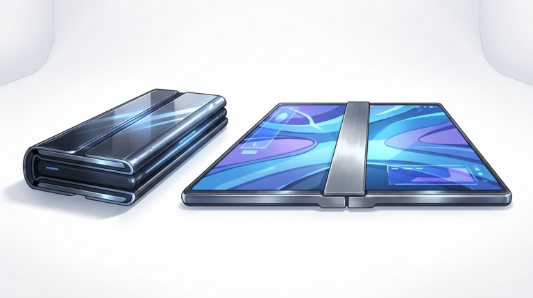 Samsung Display｜折りたたむと「箱」になるデザイン特許取得──ローラブル×フォルダブル統合コンセプトの正体