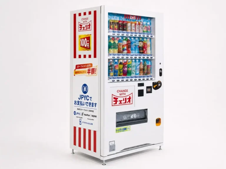 JPYC自販機決済が京都で始動｜日本円ステーブルコイン、日常消費への日本初PoC