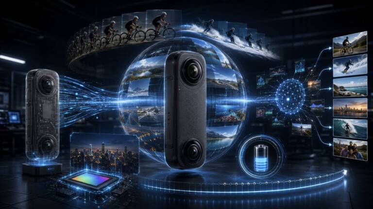 Insta360 X6｜8K/50fps・大型センサー・140分撮影、X5から何が変わった？